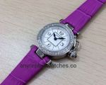 Replica Cartier Pasha Lady Purple Watch